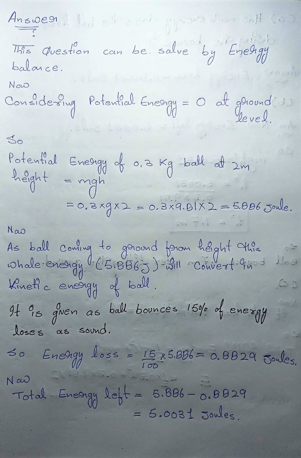 Physics homework question answer, step 1, image 1